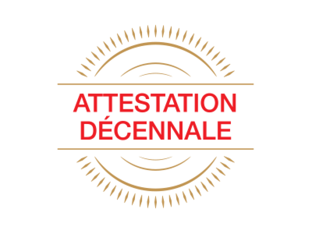 Attestation décennale