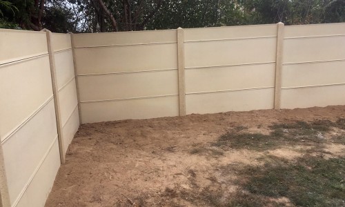 Clôture en béton